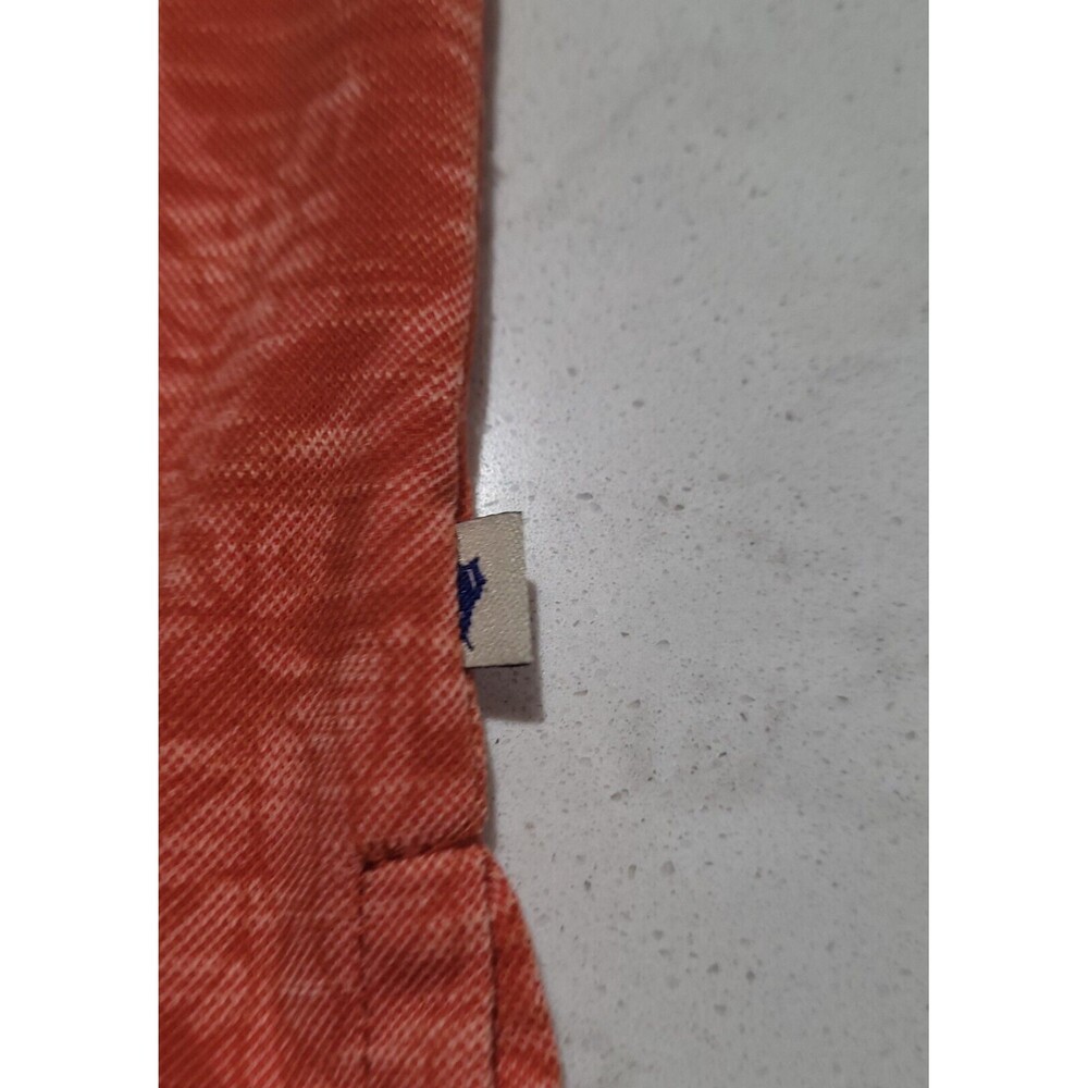 Tommy Bahama Palmetto Beach Tropical Aloha Hawaiian Golf Polo Orange 2XL NWOT - Picture 9 of 14